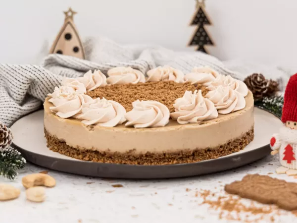 Veganski Speculaas cheesecake