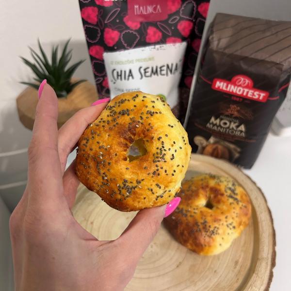 Domači bagelsi iz 4 sestavin