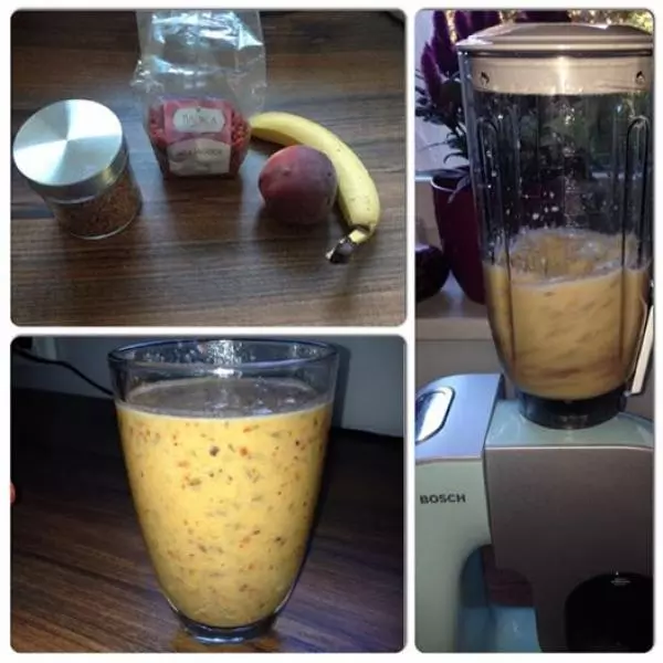 Smoothie z breskvami in goji jagodami