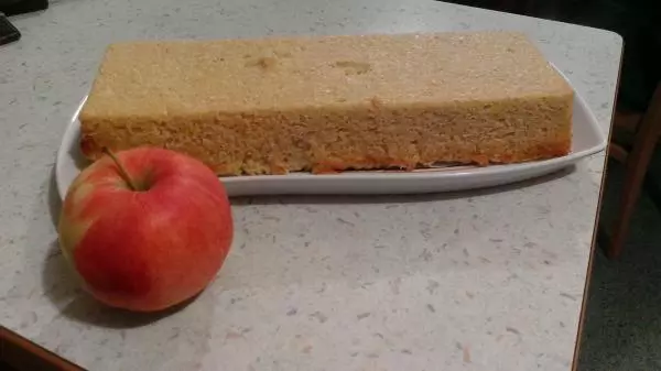 Pečena prosena kaša z jabolki
