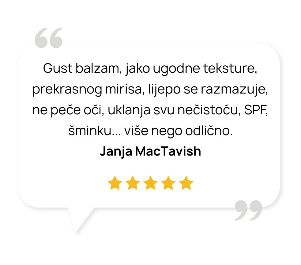 Prirodni balzam za čišćenje lica 