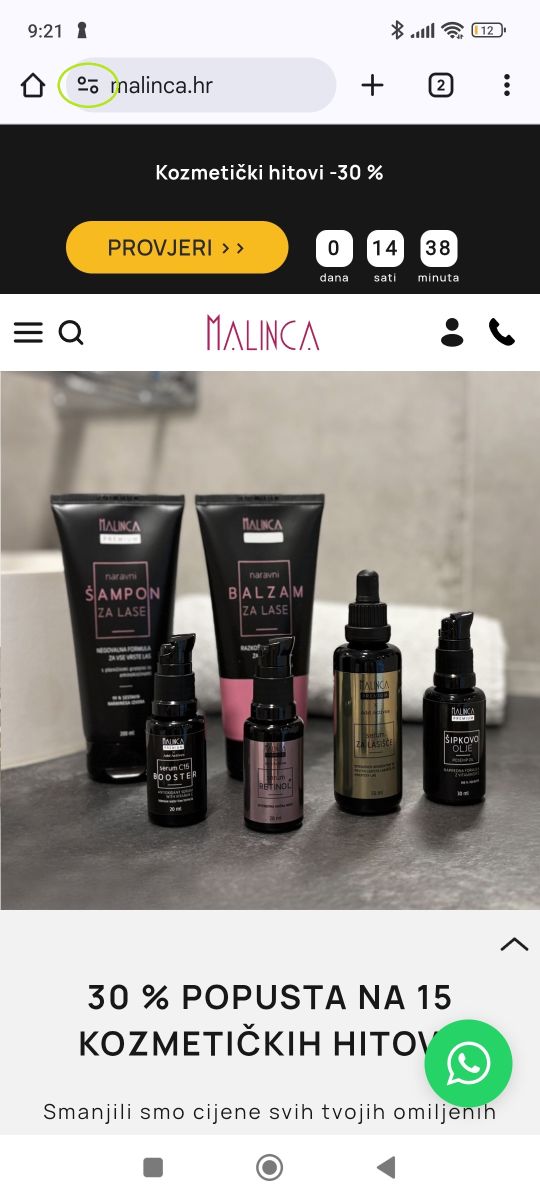 Odjava od kratkih obavijesti android