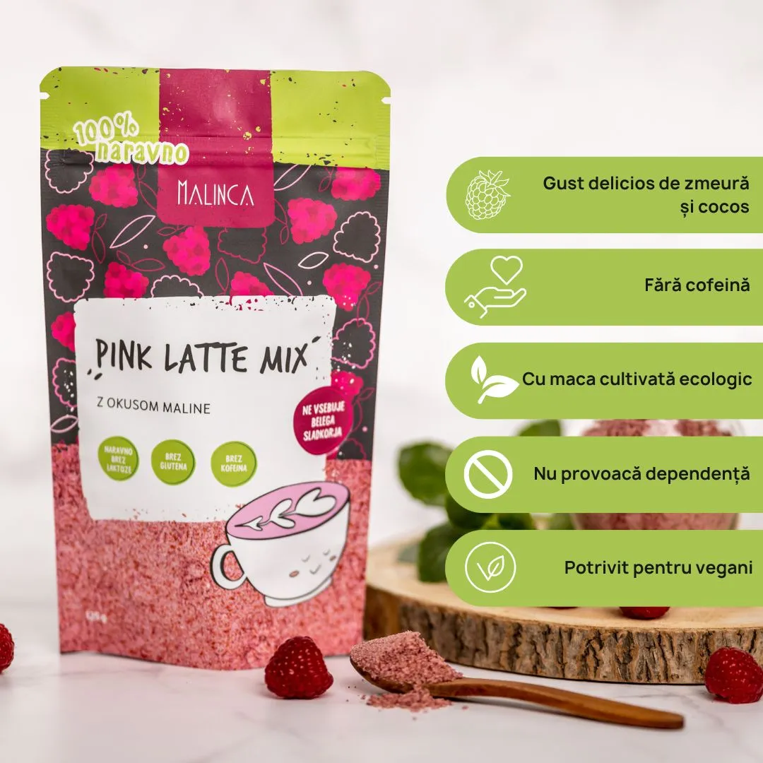 Pink latte mix