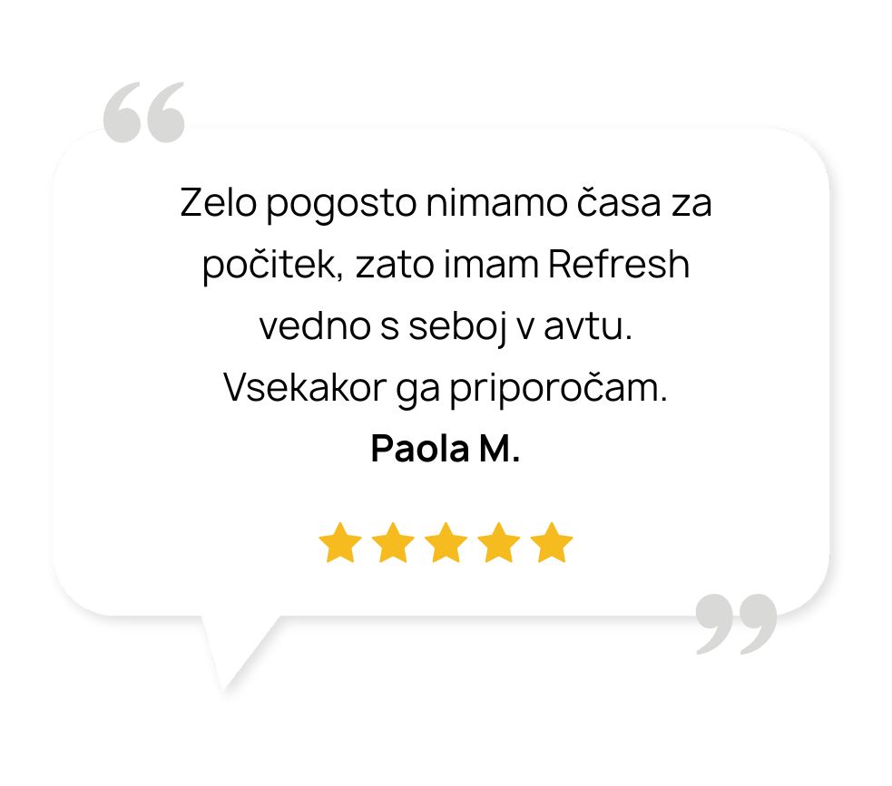 Hidracijski napitek Refresh