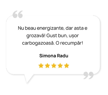 Băutură energizantă naturală cu merișoare