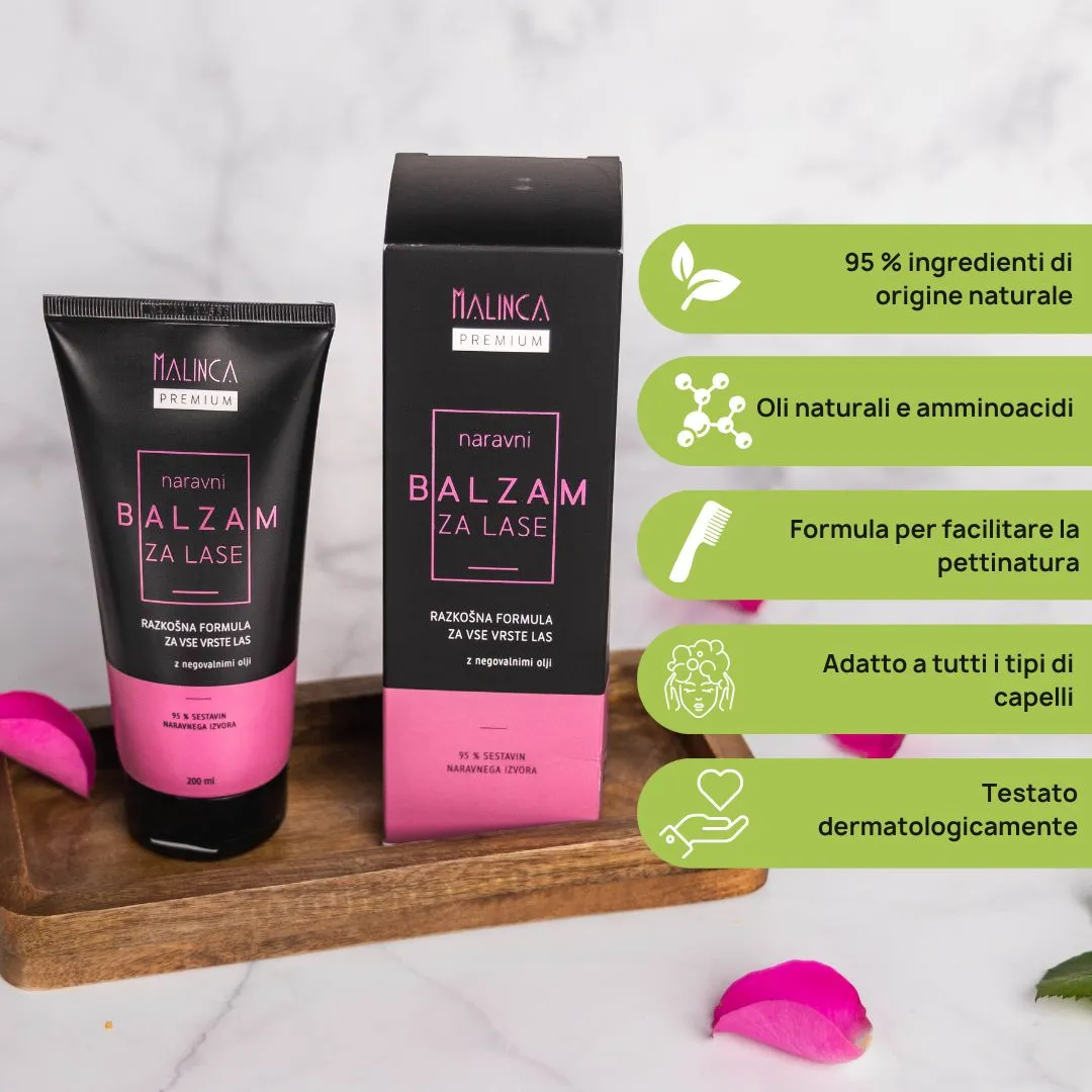 Balsamo naturale per capelli