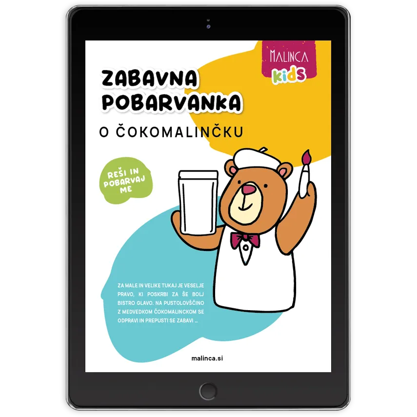 Zabavna pobarvanka o Čokomalinčku