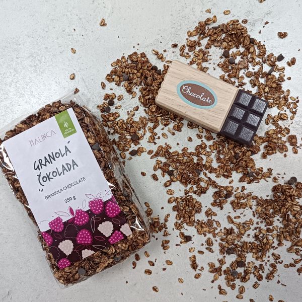 Domača granola čokolada 