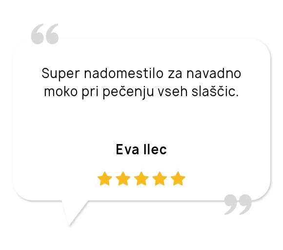 Mandljeva moka (mleti mandlji) bio