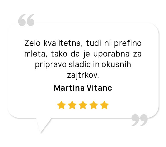 Mandljeva moka (mleti mandlji) bio