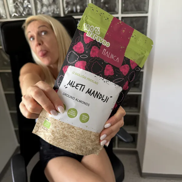 Mandljeva moka (mleti mandlji) bio