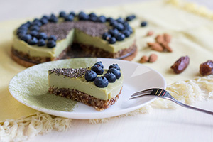 Matcha puding tortica Matcha puding tortica