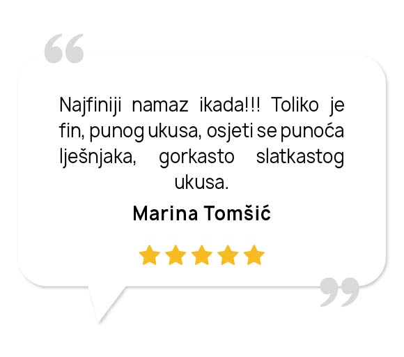 Namaz od čokolade i lješnjaka bio