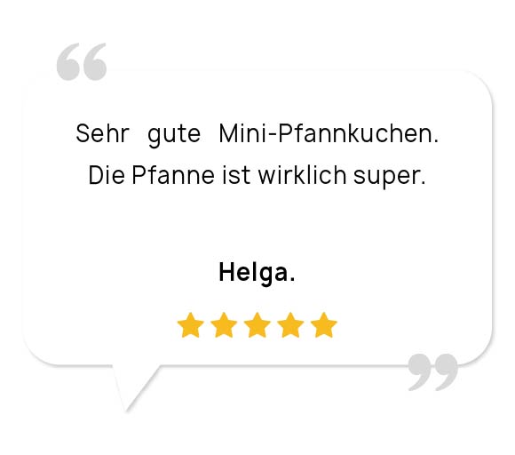 Pfanne für Mini-Pfannkuchen